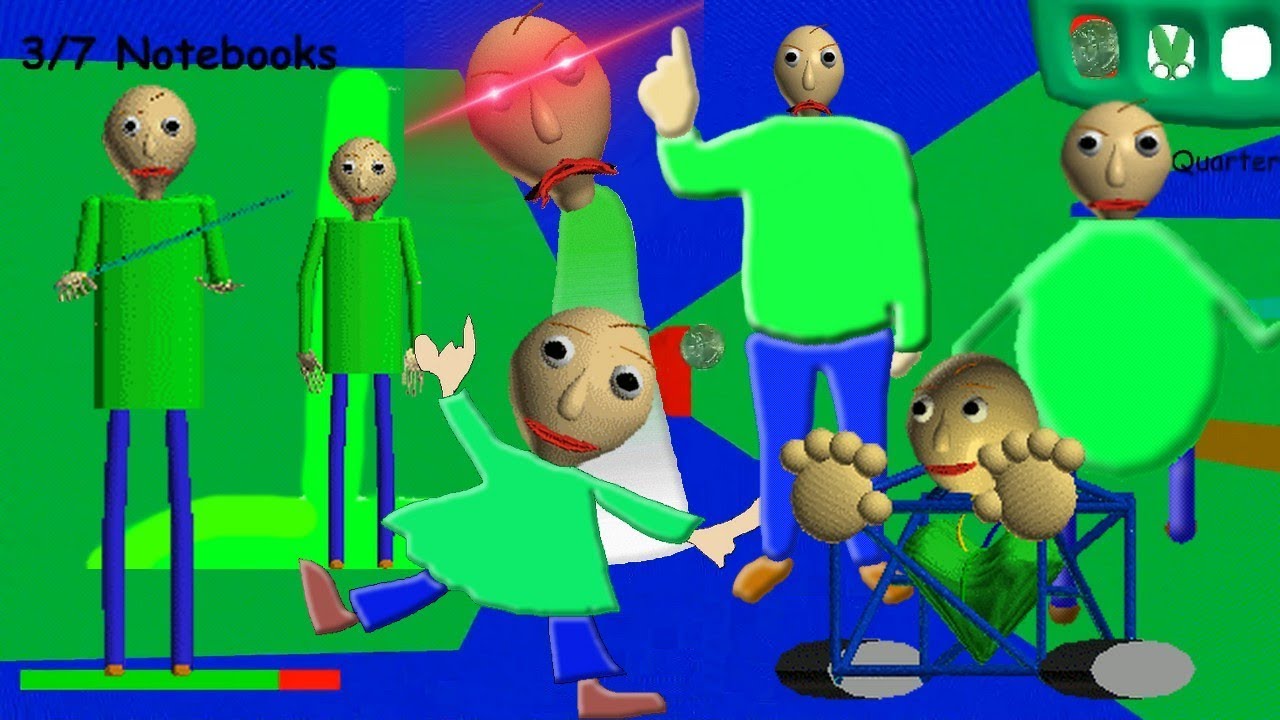 Baldi Basics Everything Is Baldi - Baldi's Basics 1.3.2 Mod