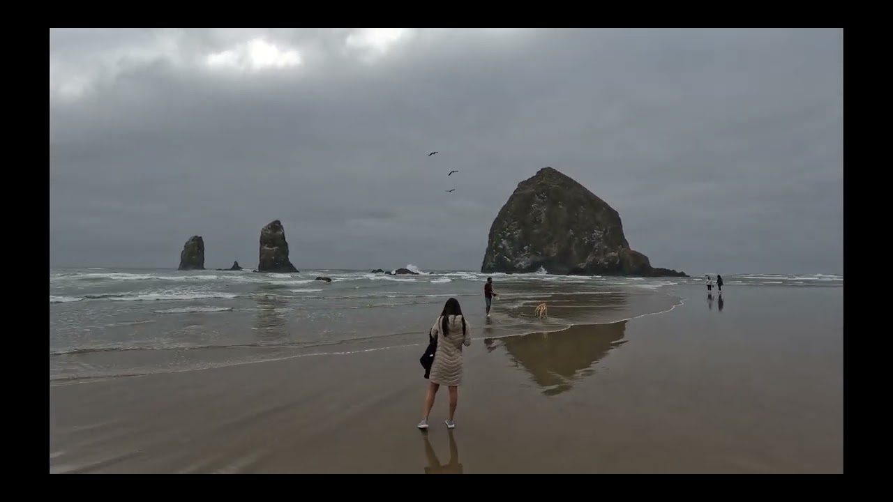 2023 07 05 Haystack, Seaside OR,  Morski stóg siana w Oregonie