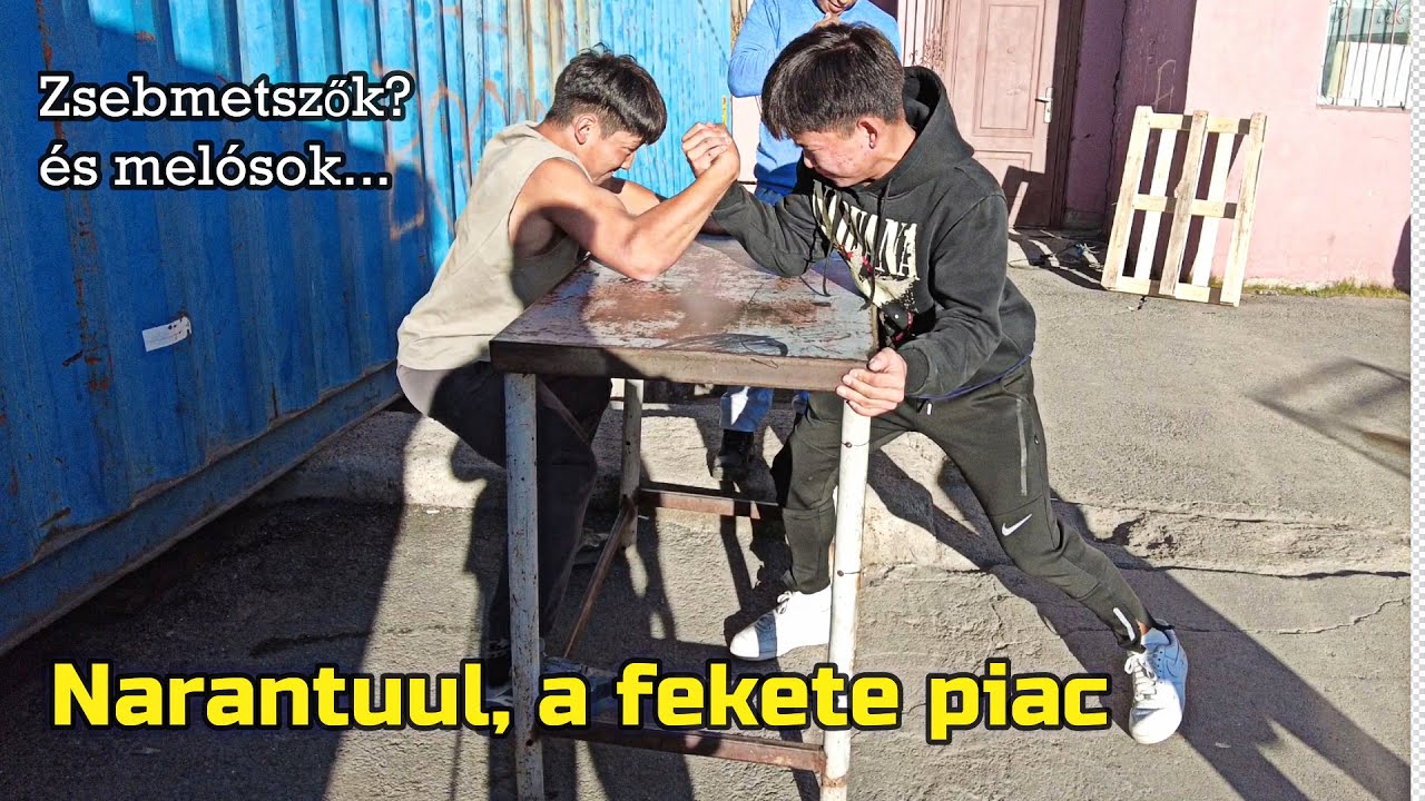 Mongólia legnagyobb PIACÁN voltunk! 🇲🇳  Még, magyarul is beszéltek! 🫢