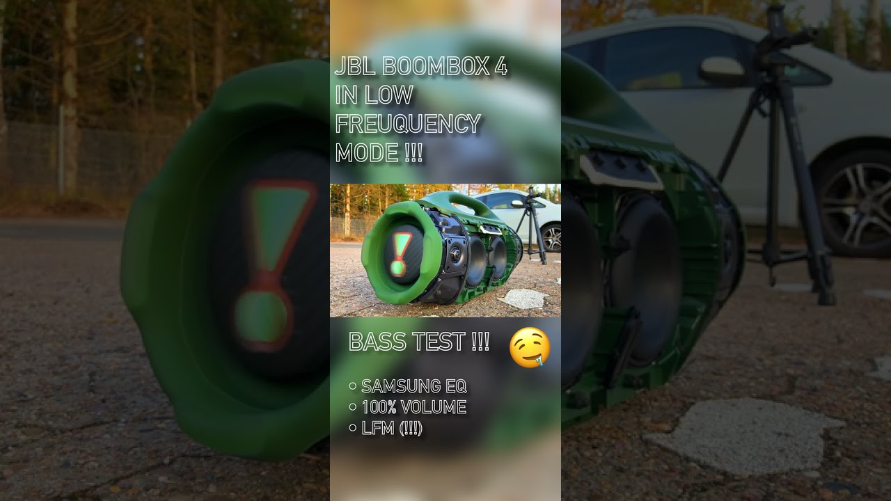 JBL BOOMBOX 4 100% LFM BASS TEST !!! 🤤 #jbl #bass #party #speaker #satisfying