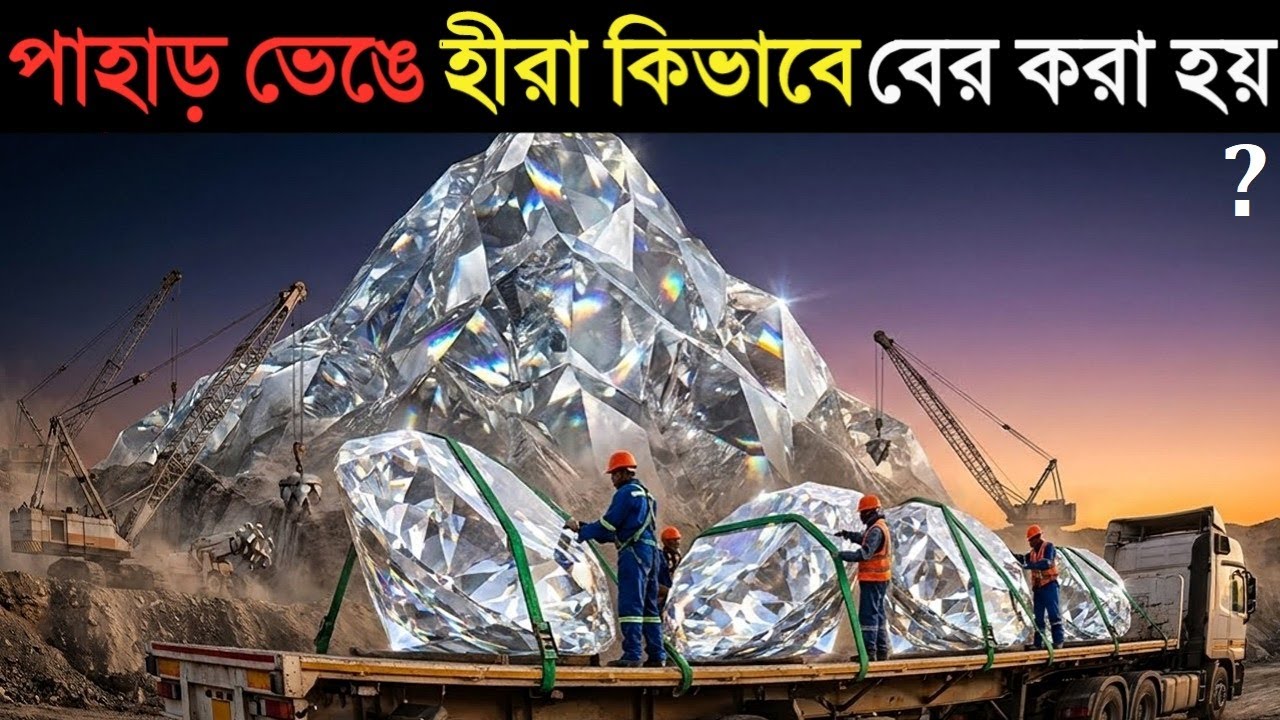 কোটি বছর পুরনো হীরা মানুষ কিভাবে খুঁজে পাই? | How Diamonds are Found in Bangla