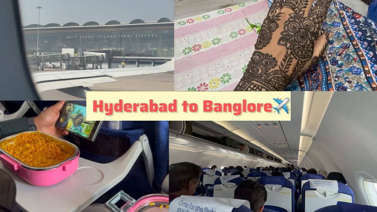 Hyderabad to Banglore ✈️ | why I’m going to banglore? | New #vlog
