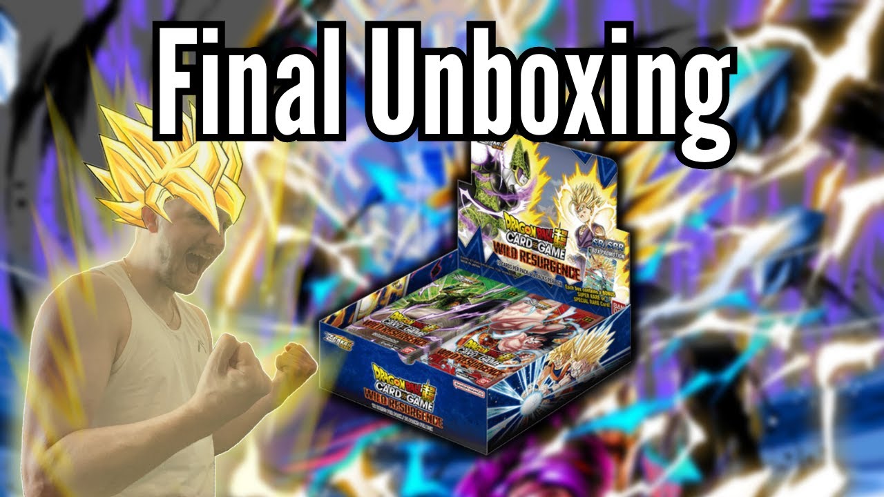 FINAL WILD RESURGENCE BOOSTER BOX OPENING | Dragon Ball Super Card Game