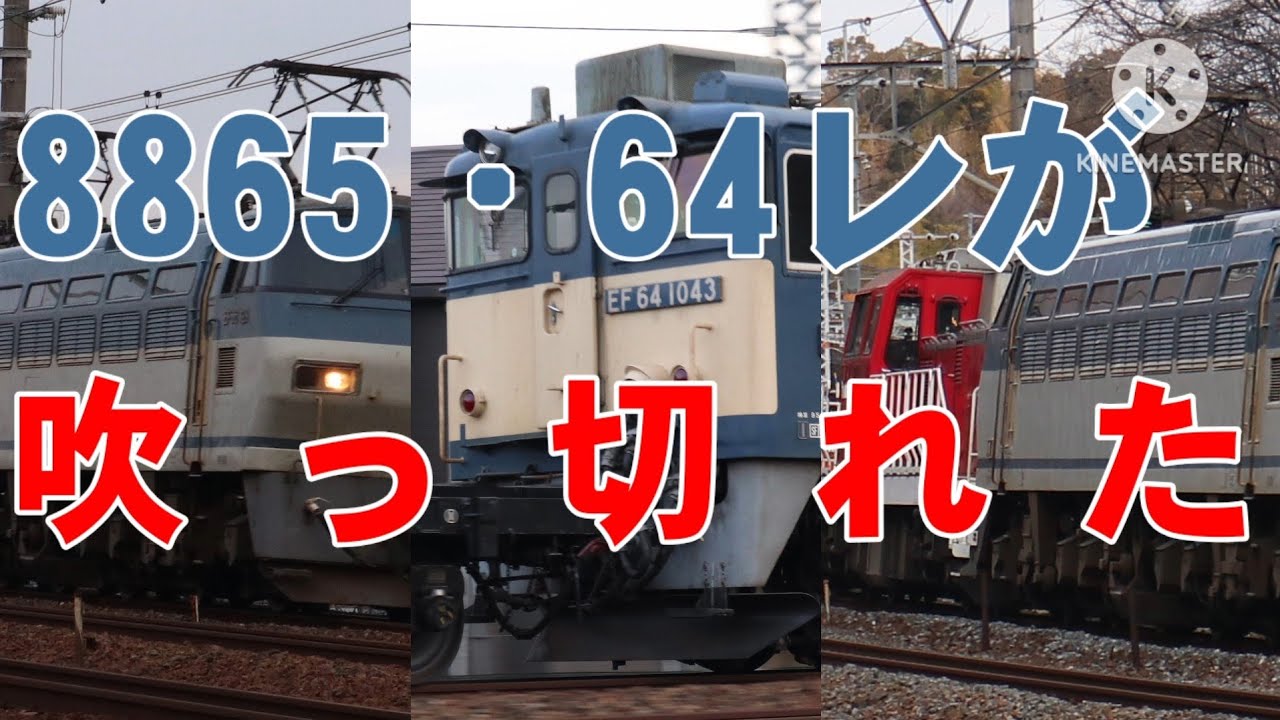 8   8   6   5   ・   6   4   レ   が   吹   っ   切   れ   た