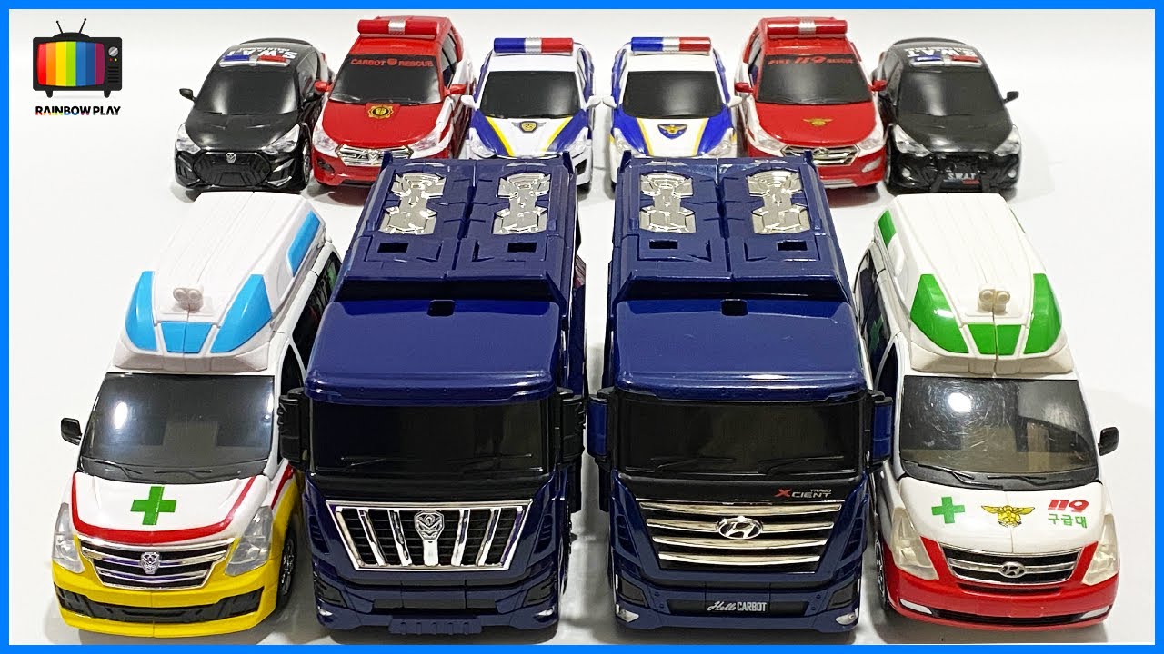 Hello Carbot Warrior Penta Storm Refine All-Star Penta Storm Truck Полицейская машина Скорая помо...