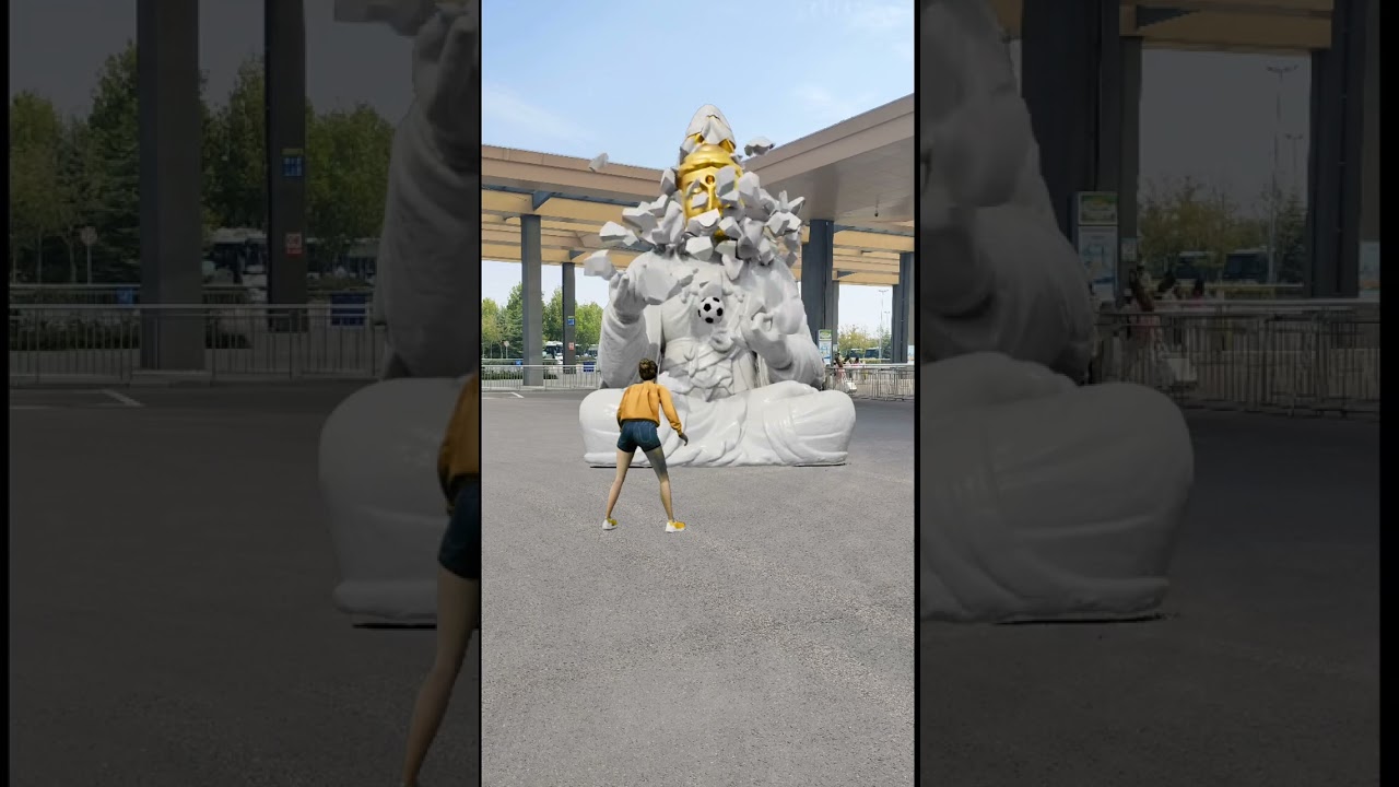 Golden Buddha Appears in Hot Assistant Topic Video Creator Original Work Short Video Monetiz