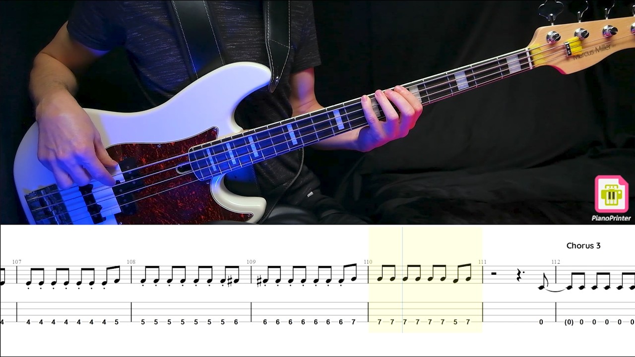 Van Halen - Panama Bass Cover | Tabs & Sheet Music