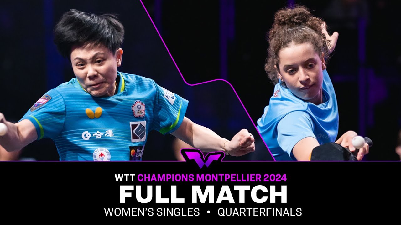FULL MATCH | Cheng I-Ching vs Hana Goda | WS QF | #WTTMontpellier 2024