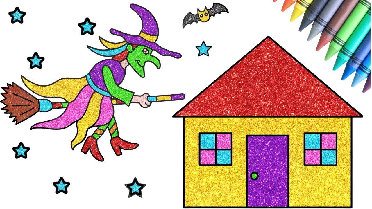 भूतिया चुड़ैल कैसे बनाये ✏️ | How To Draw Spooky Halloween Witch Easily | Chiki Art Hindi