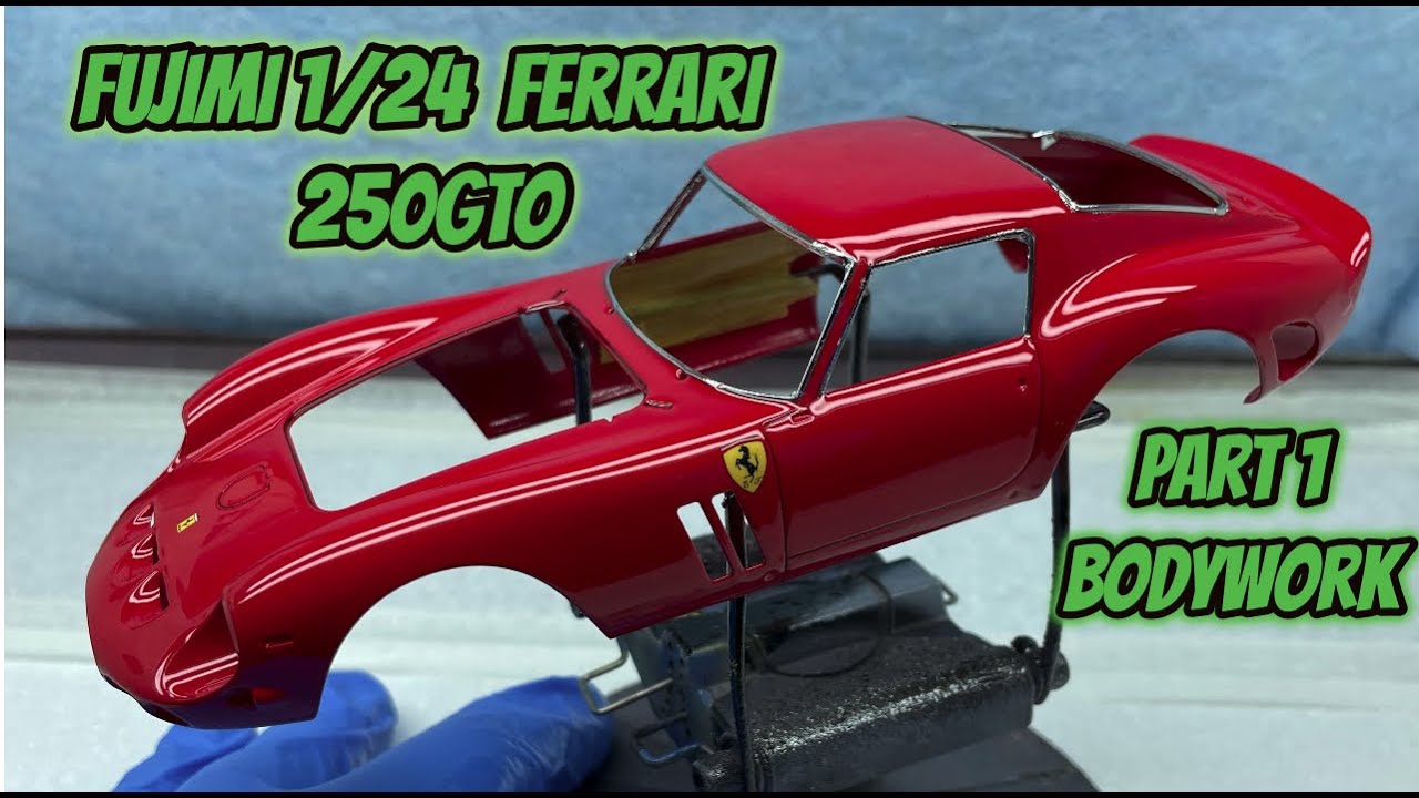 Fujimi 1/24 Ferrari 250 GTO — Часть 1 Кузов