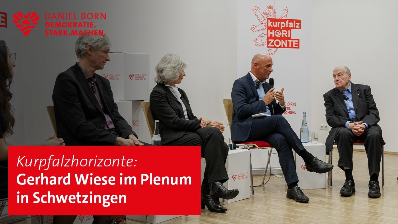 Gerhard Wiese im Plenum in Schwetzingen | Kurpfalzhorizonte mit Daniel Born MdL