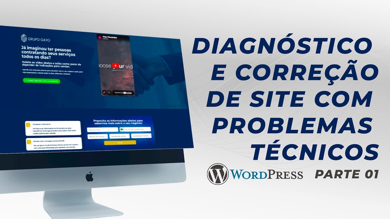 Aula 1 - Diagnóstico e Correção de Site WordPress com Problemas Técnicos