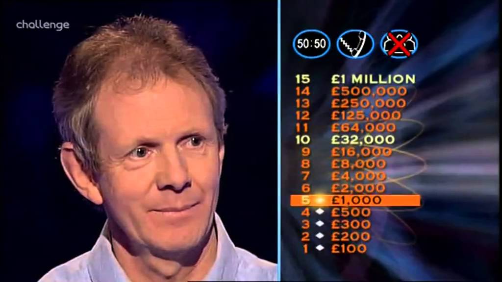 Steve Rushton - Who Wants to be a Millionaire UK (06/03/2004-13/03/2004)