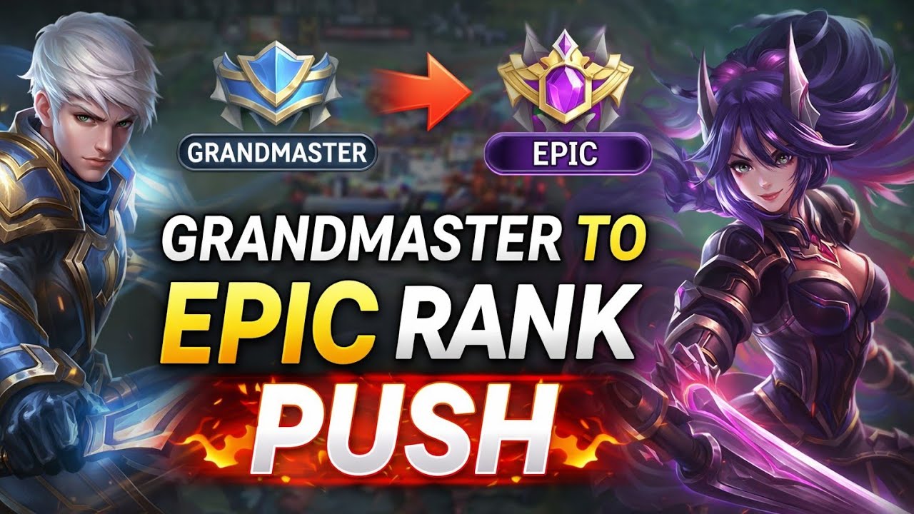 Grandmaster to Epic Gameplay |It's very hard 🥵#Vipslive #mlbb 