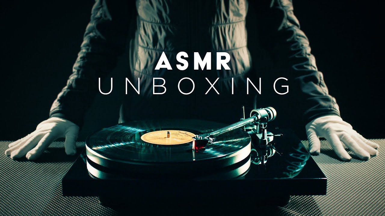Immaculate Unboxing of my VINYL TURNTABLE ASMR 💿 ASMR No Talking