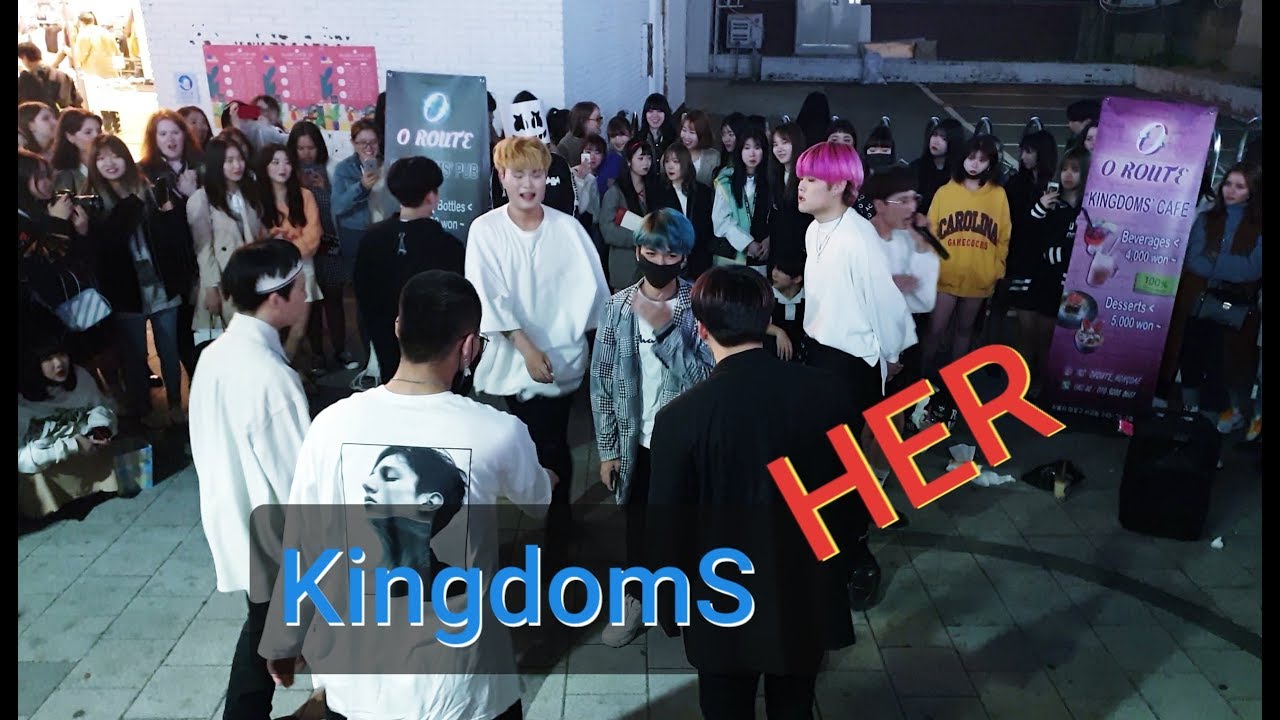 《BlockB_HER》20190412#KingdomS(킹덤즈) 홍대버스킹 20190412_204627 #SnowHorse