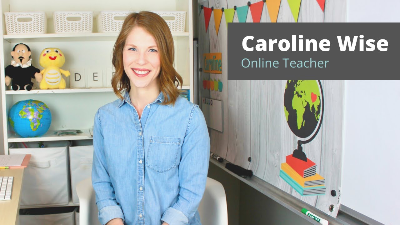 Online Teaching With VIPKid & Outschool • Channel Teaser • Caroline Wise