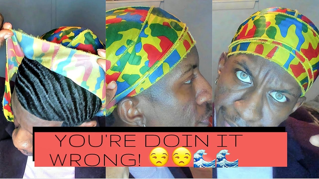 360 WAVES: HOW TO TIE A DURAG CORRECTLY IN 2020!