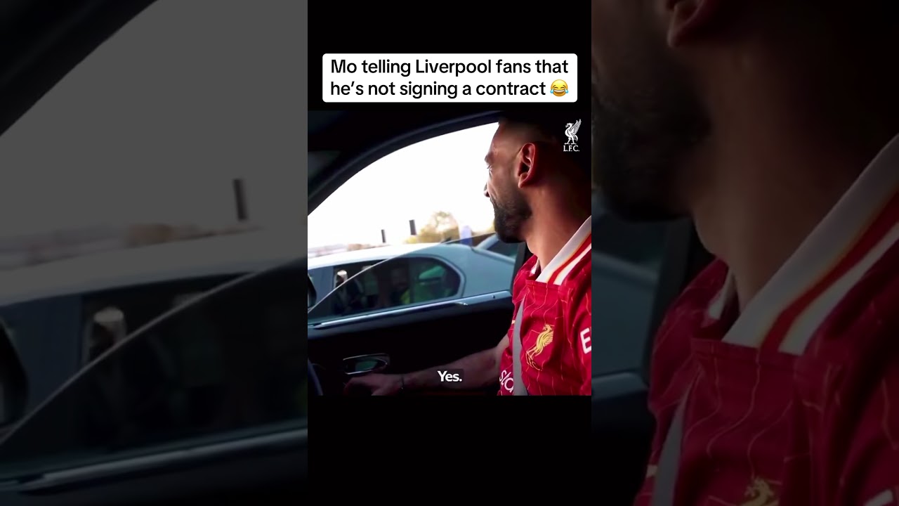 Mo Salah tells Liverpool fan that he&rsquo;s not signing a contract😂 #LFC #Fy #Fyp #foru #shorts #explore