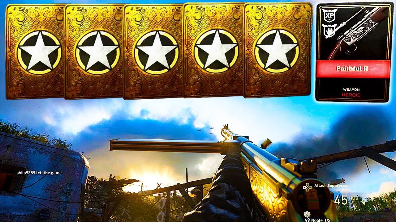 OPENING x50 RARE SUPPLY DROPS - 6 HEROICS😱 (COD WW2) | Chaos