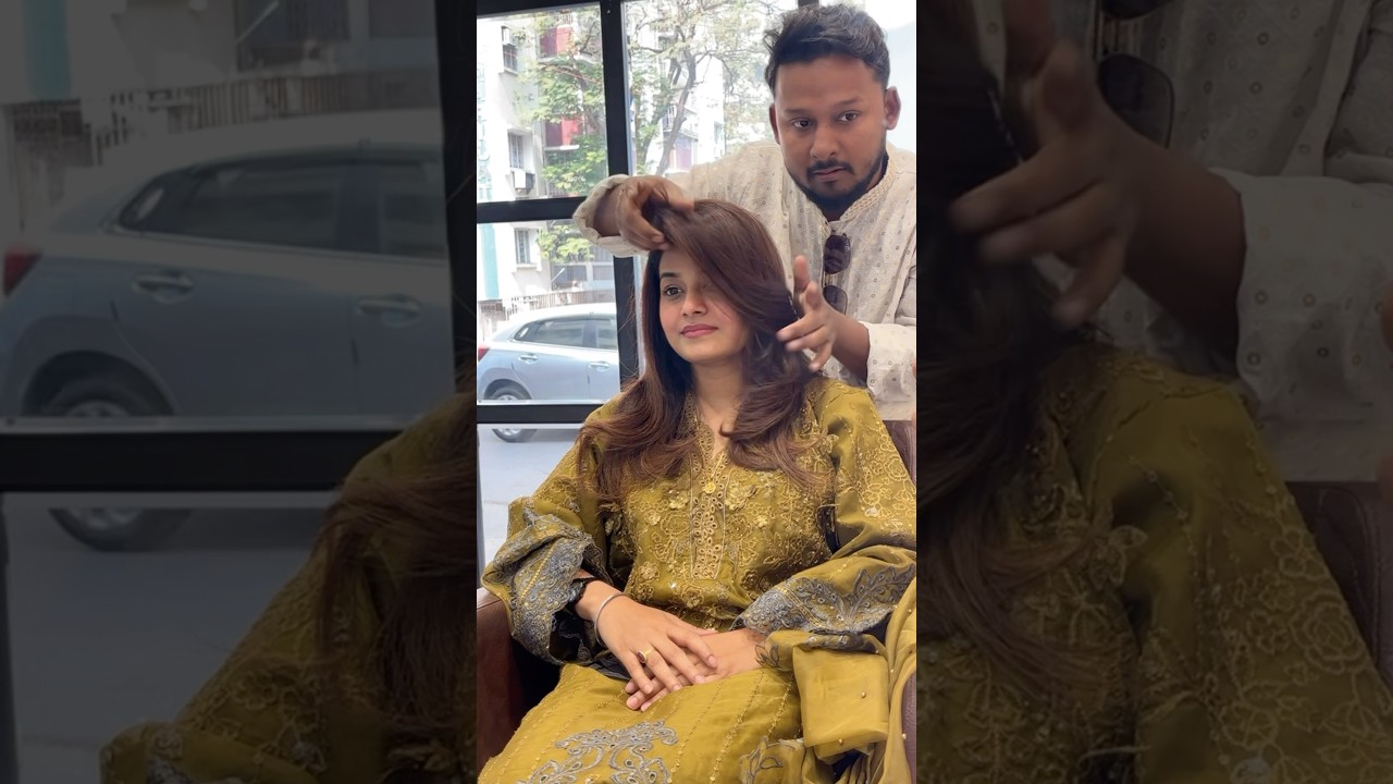 Hair color cut and style