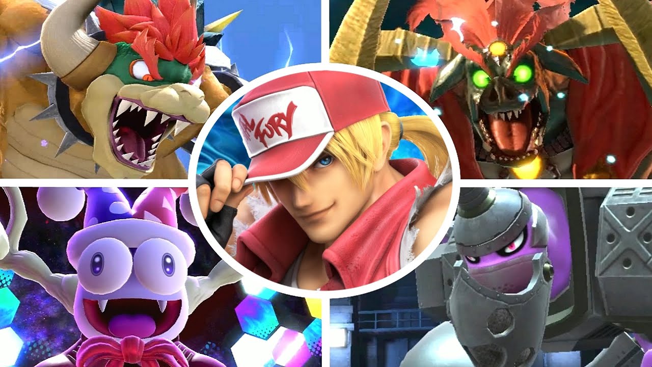 Terry Bogard vs All Bosses in Super Smash Bros Ultimate