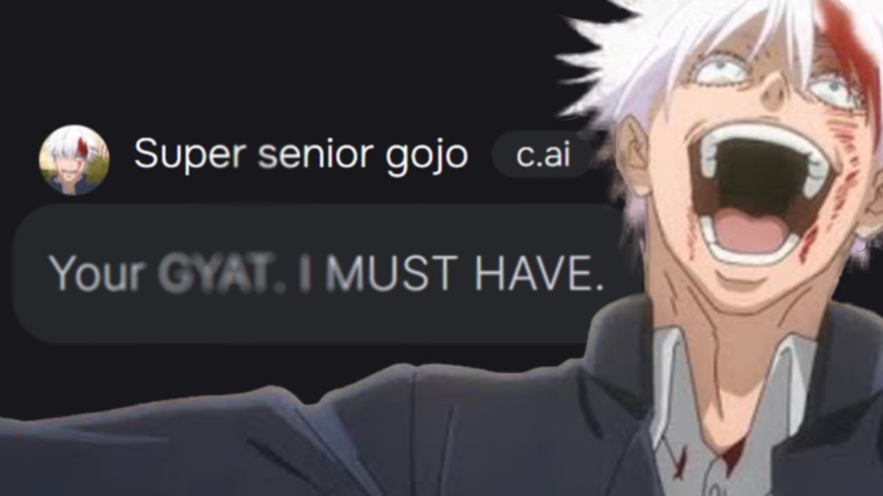 so I tried talking with Super Senior Gojo in c.AI...