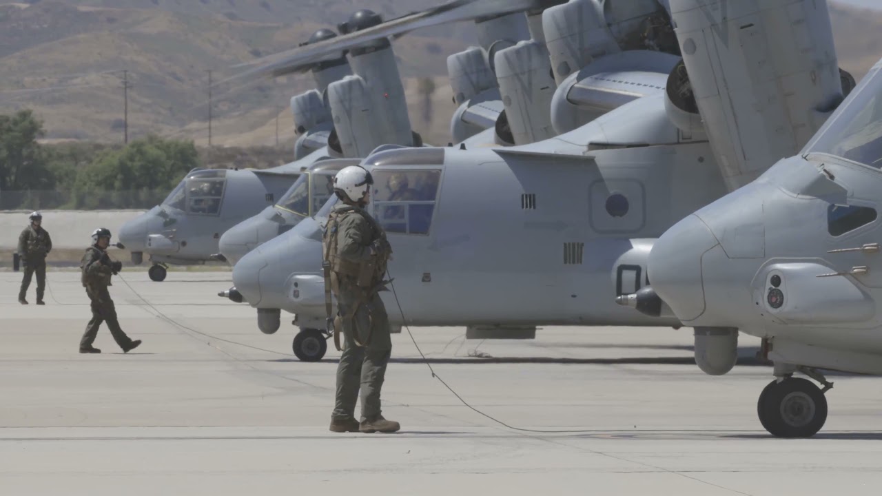 Marines and Sailors with Combat Logistics Battalion 11,  deploy equipment and vehicles from LCAC