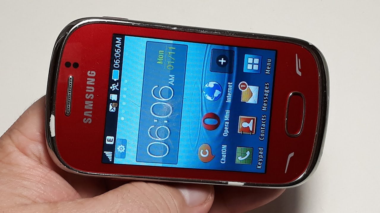 Samsung GT-S3800W REX 70 одноядерный смартфон на Android с TFT дисплеем 3.1 дюйм + Wi-Fi