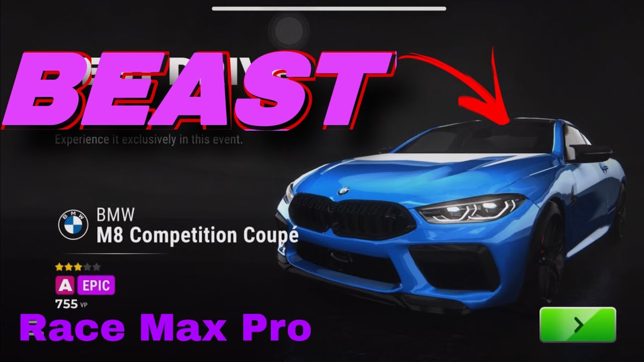 Driving BMW M8 Competition Coupé in Race Max Pro 🔥