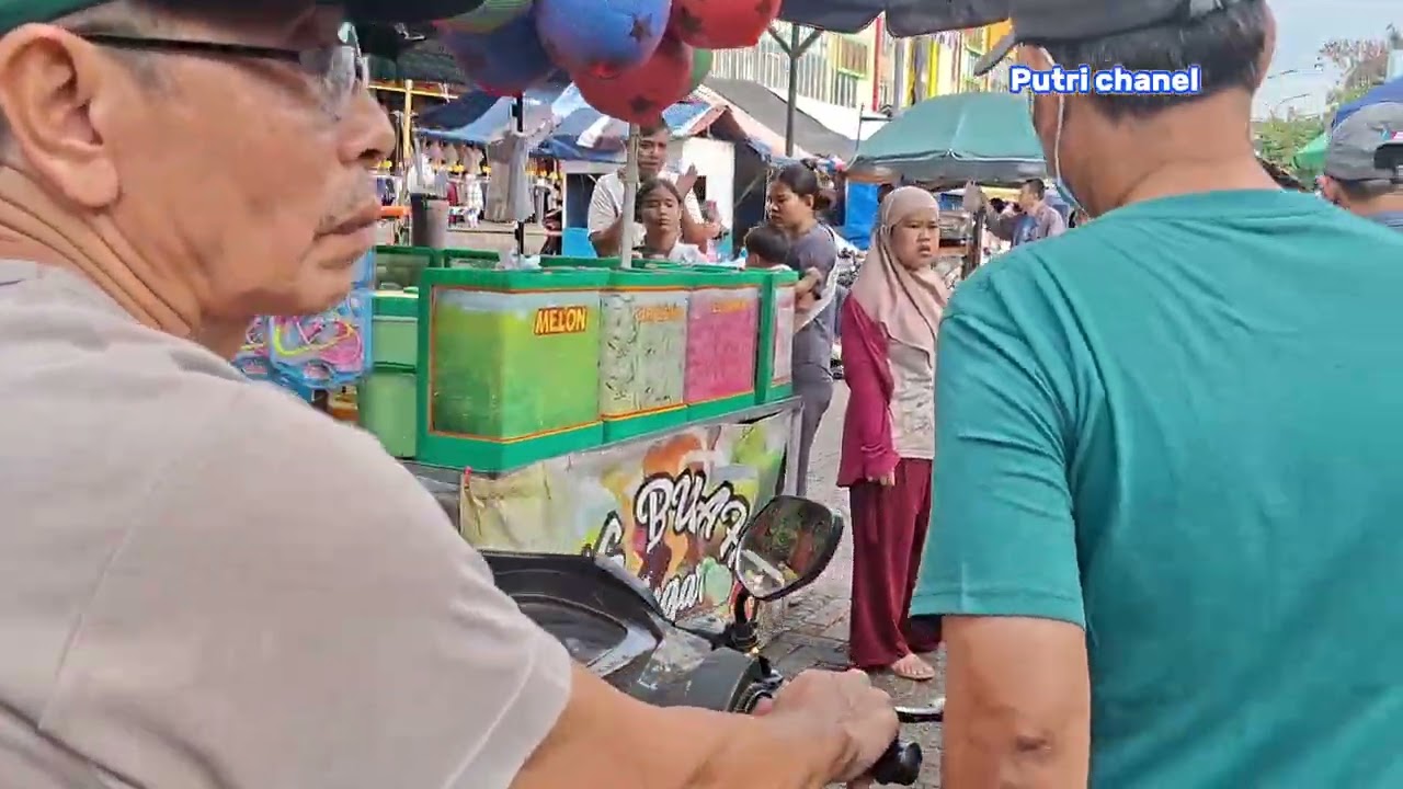 Jalan jalan dipasarkan laris belanja  sayuran  murah  #pov keseharian 