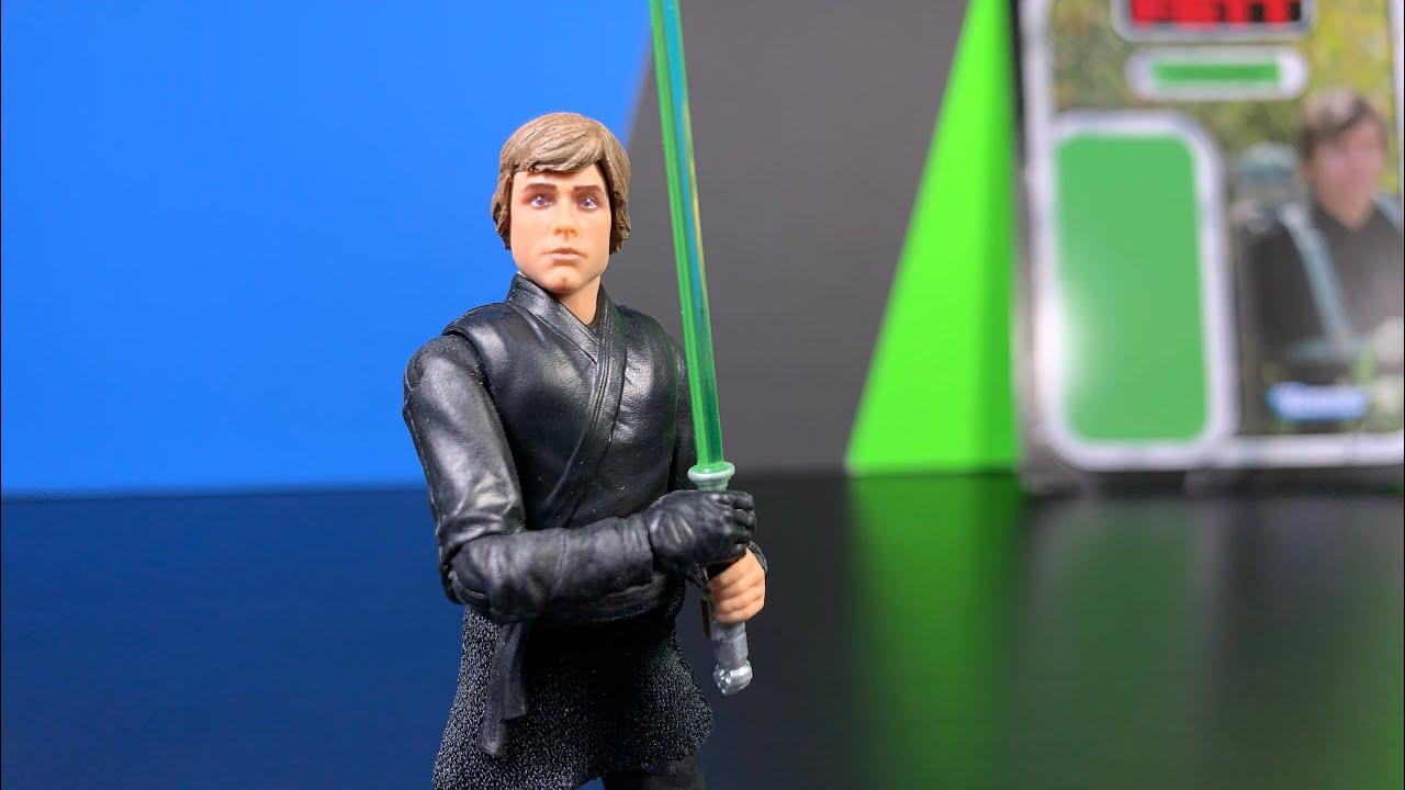 Star Wars The Vintage Collection The Book of Boba Fett Luke Skywalker (Jedi Academy) Figure Review