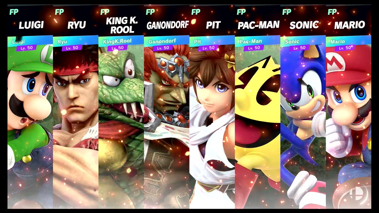 Super Smash Bros Ultimate Amiibo Fights – Request #19995 Free for all at Pac Land