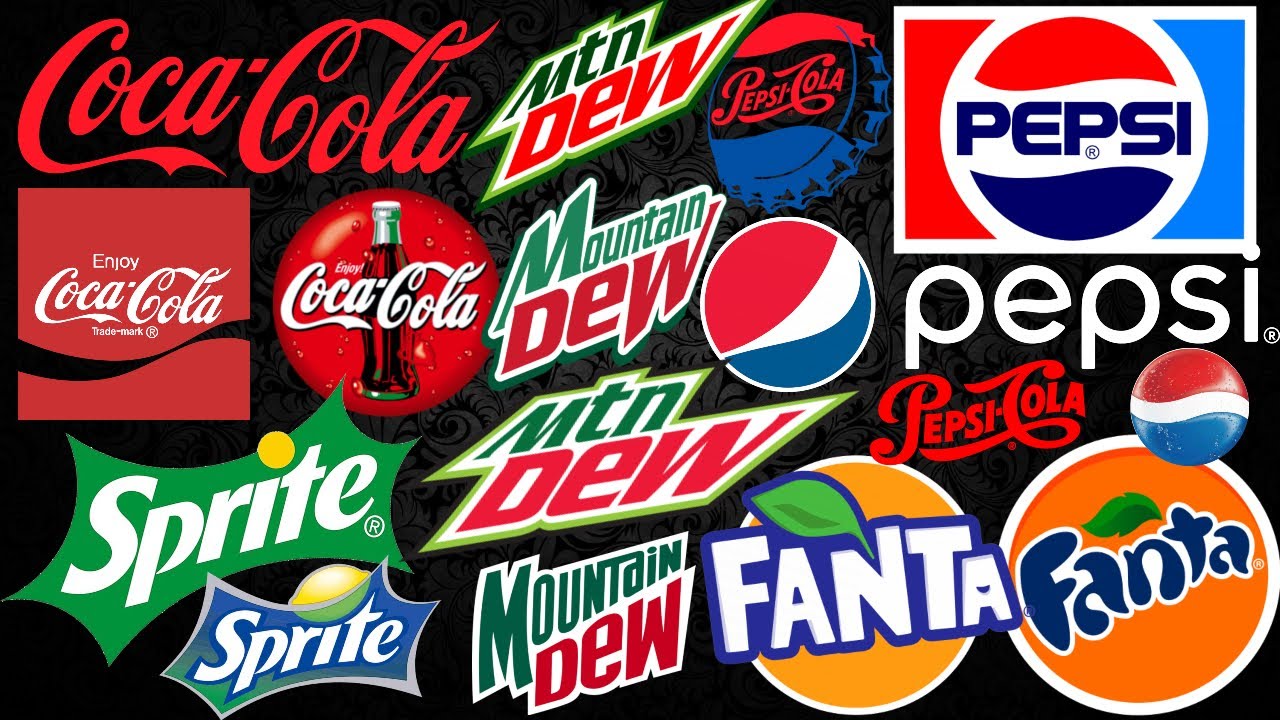 Brief Histories and Historical Symbol Changes of 7 World Giant Soft Drink Companies