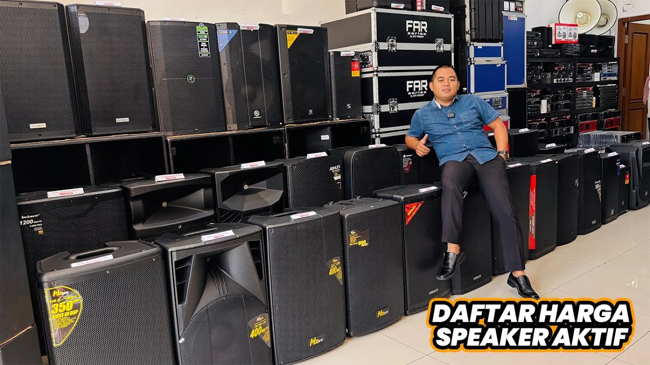 DAFTAR HARGA SPEAKER AKTIF TERBARU 20 AGUSTUS 2025