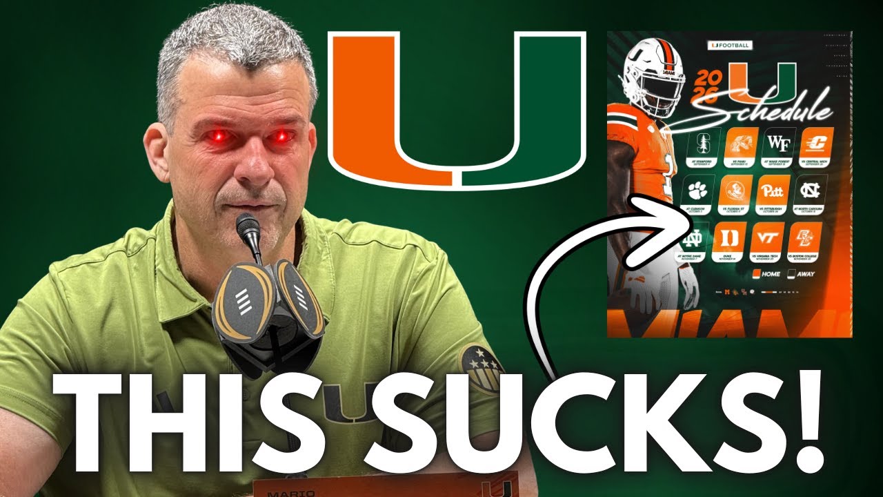 Miami Hurricanes CRITIC Does NOT HOLD BACK over 2026 Schedule! | ACC | Mario Cristobal