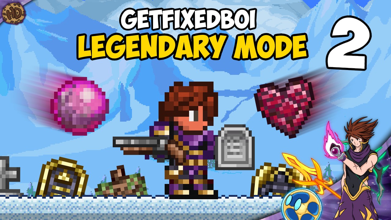 Terraria LEGENDARY MODE but it's GETFIXEDBOI! #2