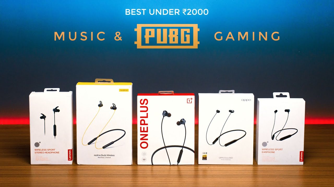 TOP 5 BEST BLUETOOTH EARPHONES UNDER 2000 in 2020/Oneplus Bullet Wireless Z,Oppo Enco M31,RealmeBud