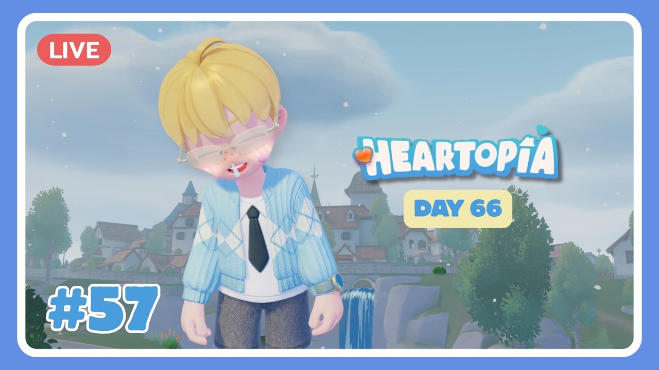Day 66 หิมะตกยามเช้าครับ Heartopia💙 #57