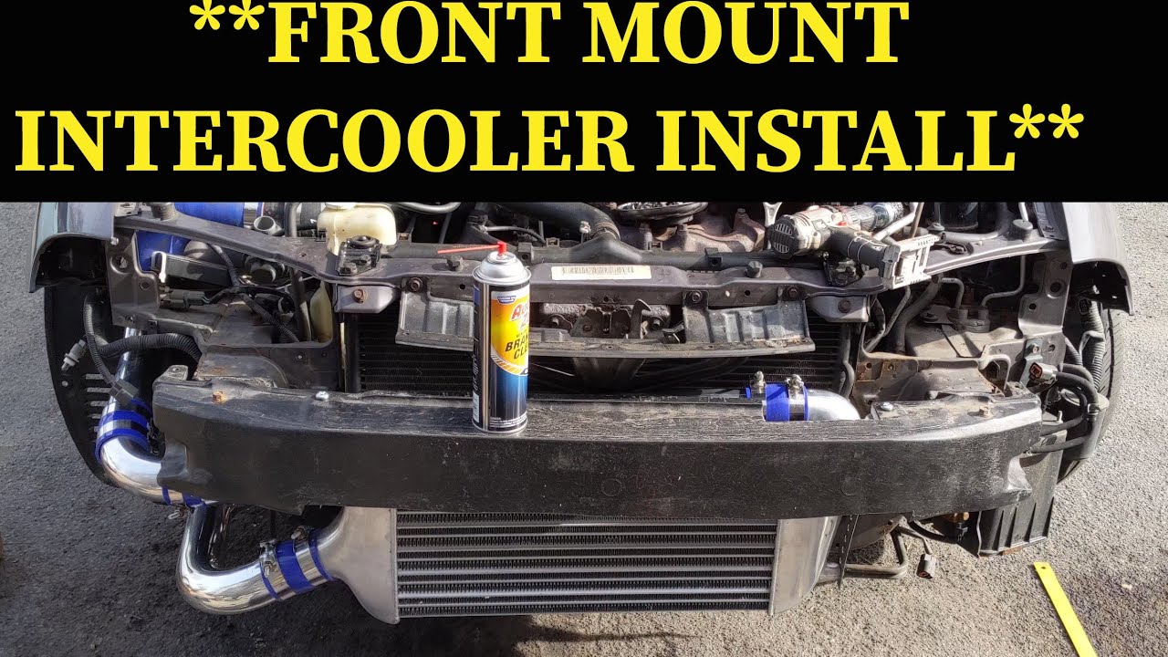 FRONT MOUNT INTERCOOLER INSTALL 2G DSM