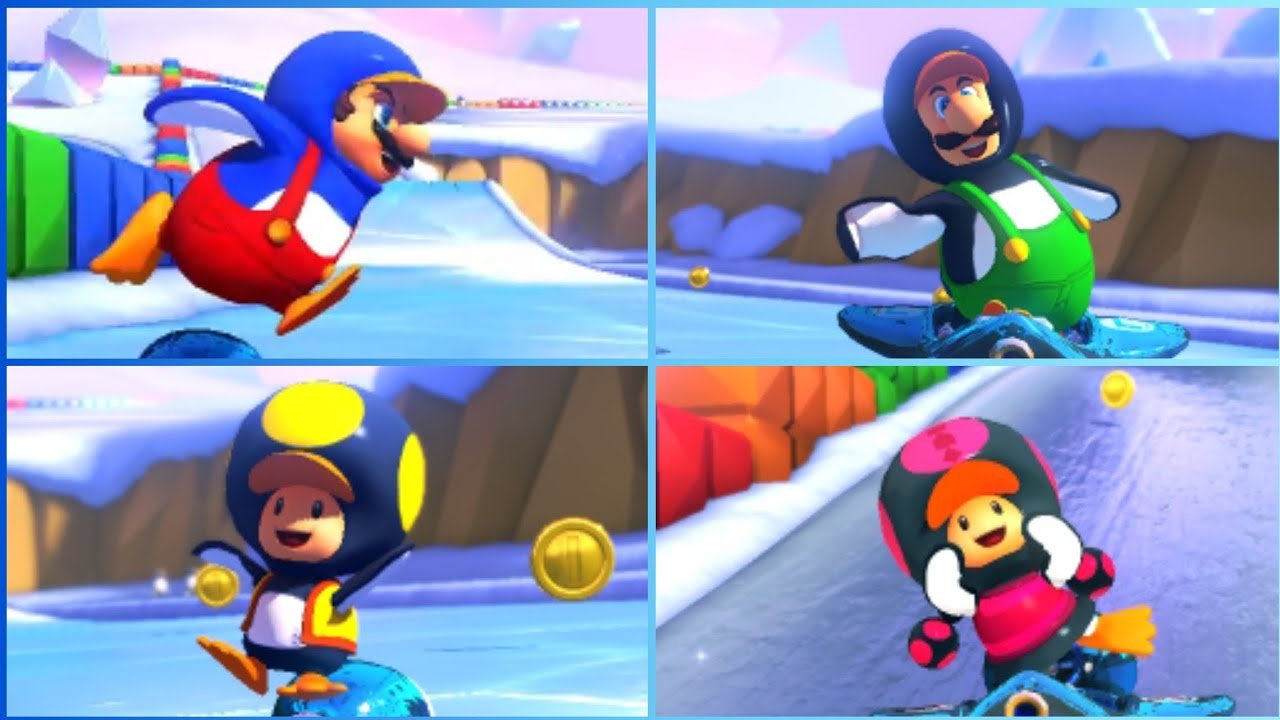 Mario Kart 8 Deluxe - GBA Snow Land + Driver Mod Showcase