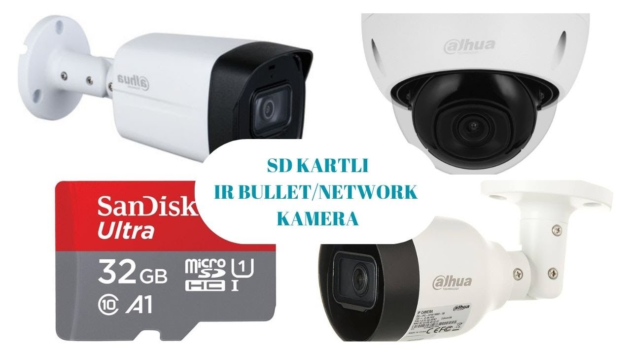 IP kameraya sd kart takarak modeme bağlantısını yapmak / canlı izleme ve kayıttan izleme özelliği