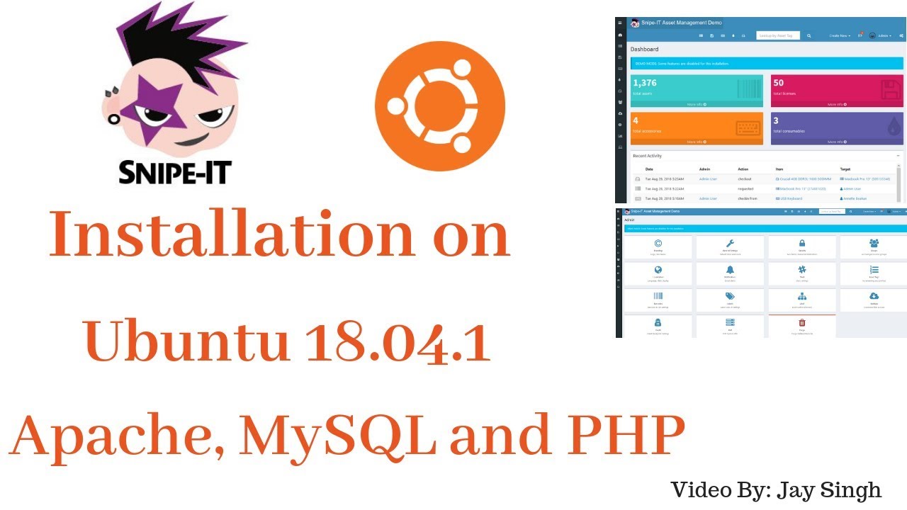 SNIPE-IT Installation on Ubuntu Server 18.04.1