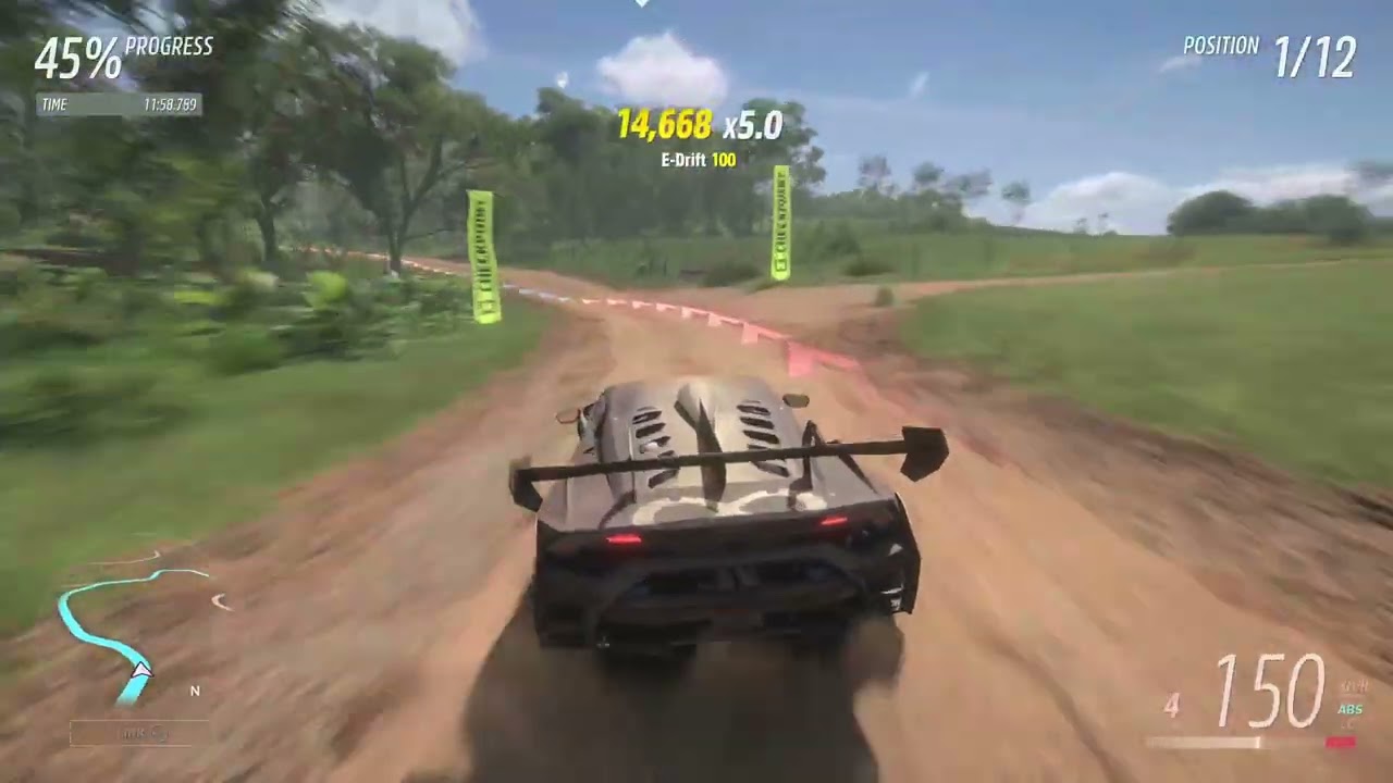 Forza Horizon 5 Gameplay / 2018 Lamborghini #63 Squadra Corse Huracán Super Trofeo Evo / 4K