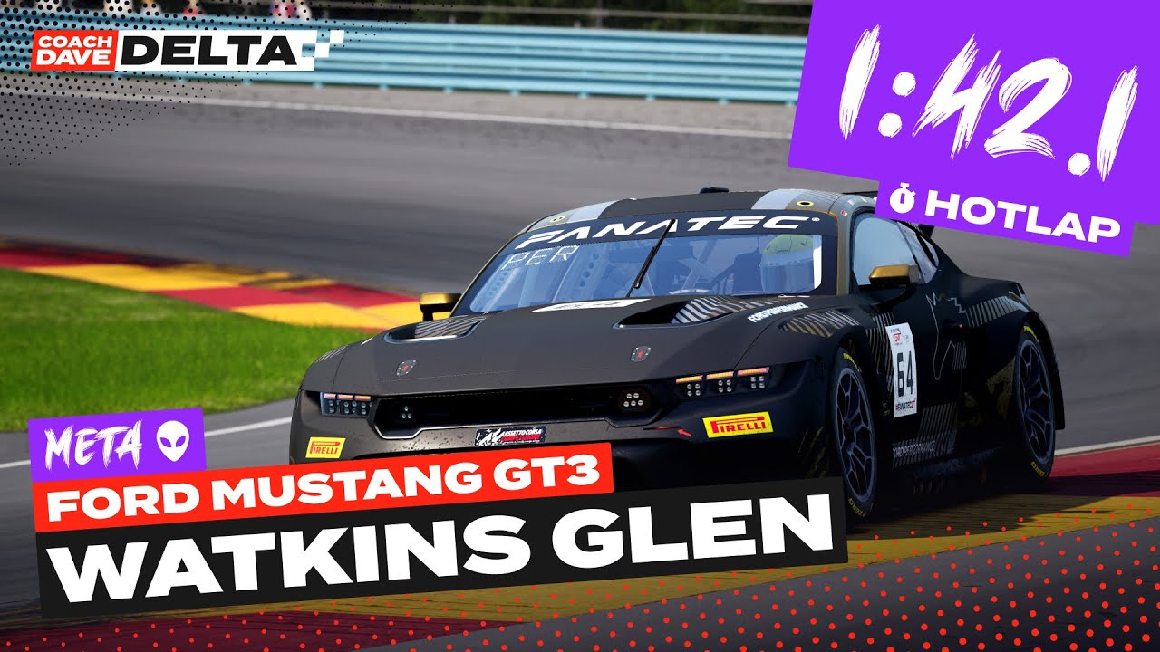 ACC Onboard Lap: Ford Mustang GT3 at Watkins Glen CDA M