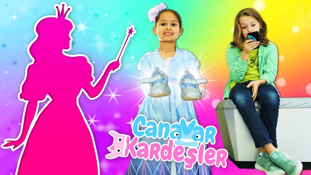 Prenses oyun videosu. Canavar kardeşler Selin için prenses kıyafet alışverişine gidiyor