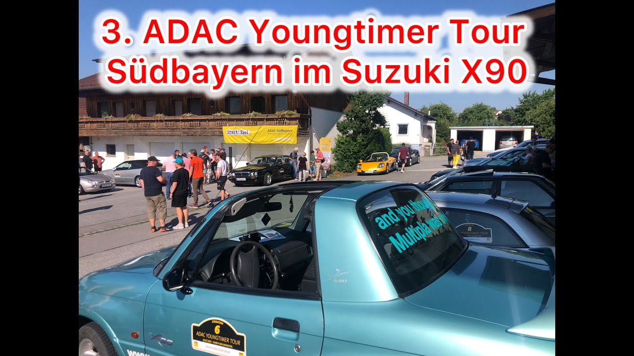 3. ADAC Youngtimer Tour Südbayern im Suzuki X90 (05.07.2025)