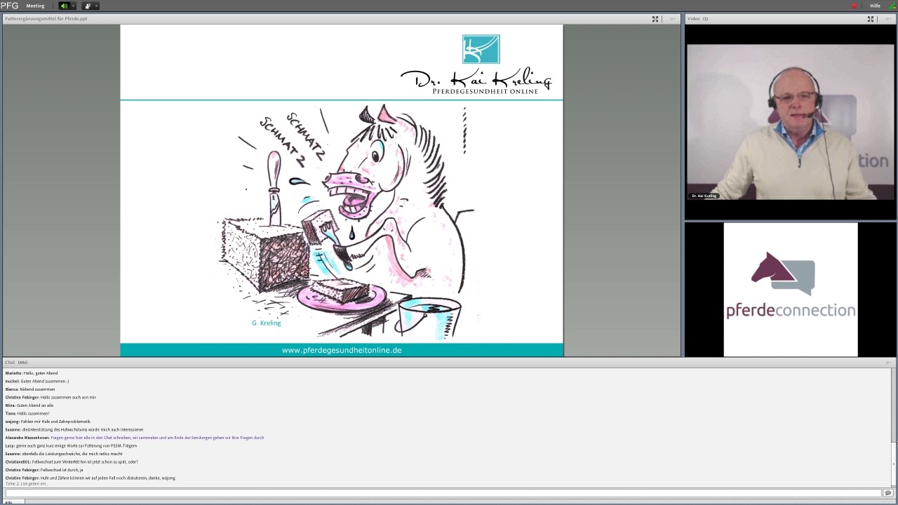 Webinar Aufzeichnung: Zusatzfutter in der Pferdefütterung – was und wieviel?