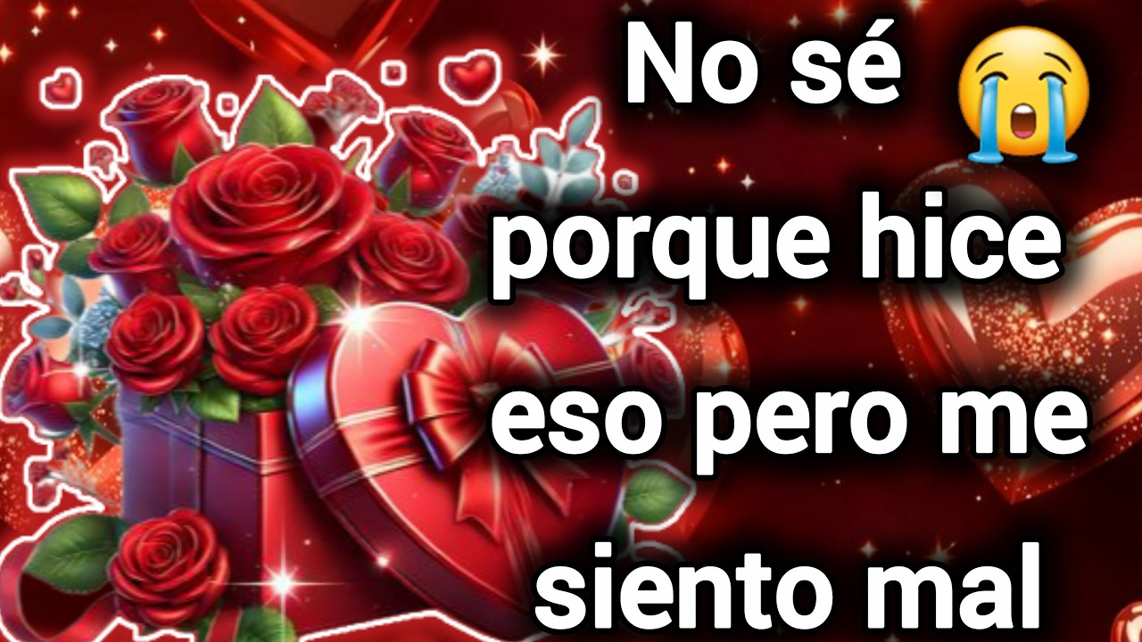 No sé porque hice eso pero me siento mal