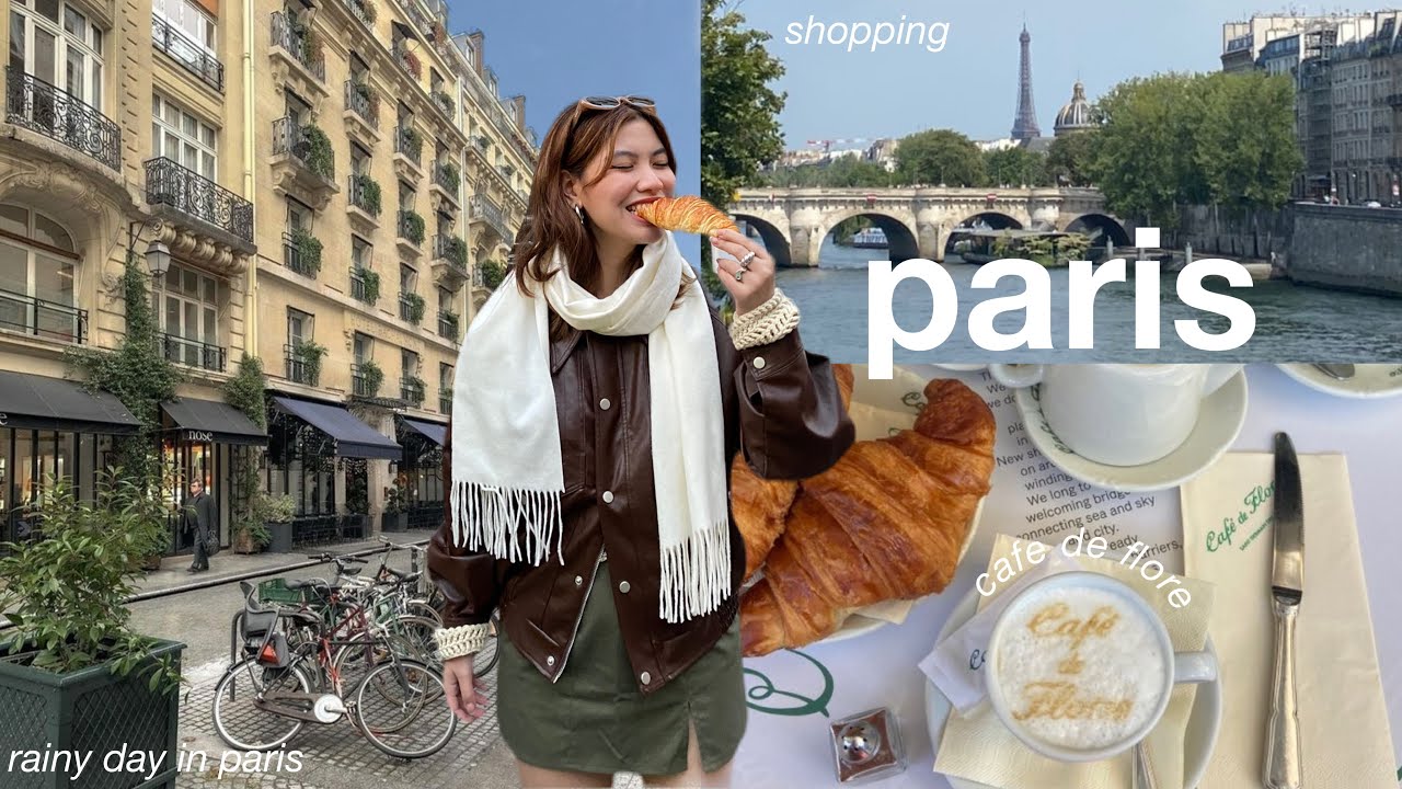 ЖИЗНЬ В ПАРИЖЕ | осмотр города, кафе «Де Флор», день шопинга